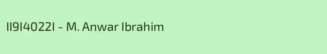 II9I4022I - M. Anwar Ibrahim